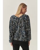 Marineblauwe top Vivienne 1