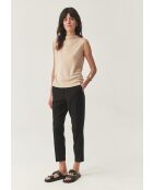 Blouse tricotée Kezi beige