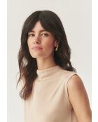 Blouse tricotée Kezi beige