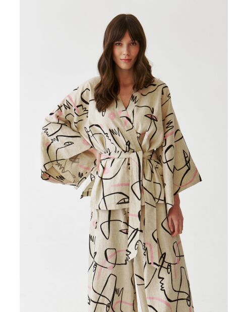 Giacca Kimoni 1 beige