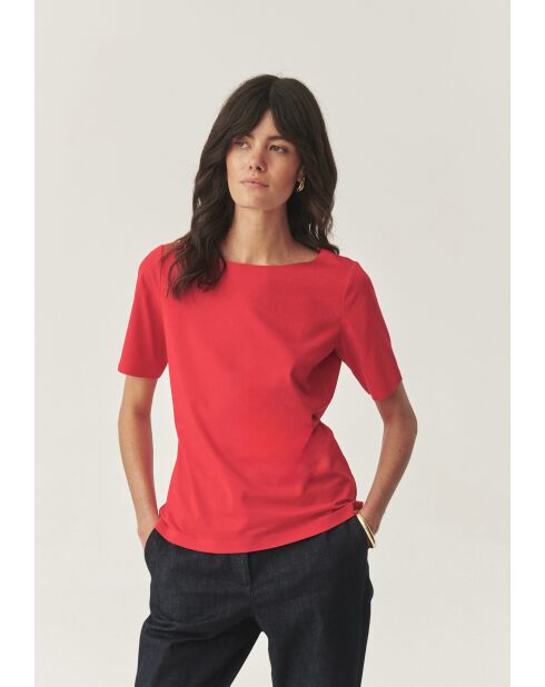 Blouse tricotée Mikajo intensive red