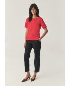 Blouse tricotée Mikajo intensive red