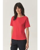 Blouse tricotée Mikajo intensive red