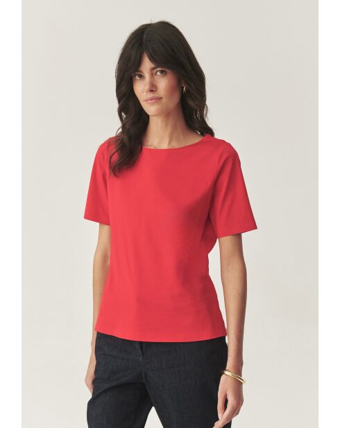 Blouse tricotée Mikajo intensive red