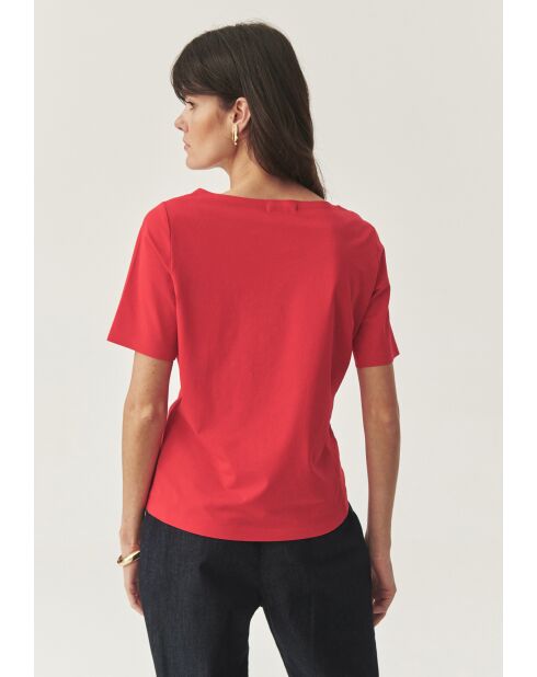 Blouse tricotée Mikajo intensive red