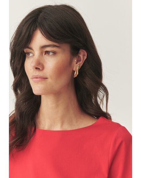 Blouse tricotée Mikajo intensive red