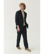 Donkerblauw colbert Mateo