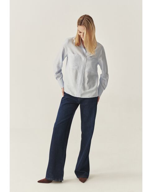 Chemisier Bluma very light blue