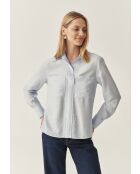 Chemisier Bluma very light blue