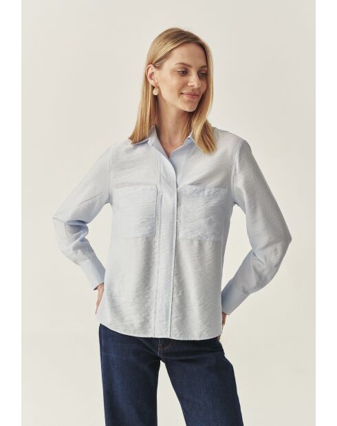 Chemisier Bluma very light blue