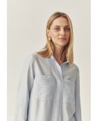 Chemisier Bluma very light blue