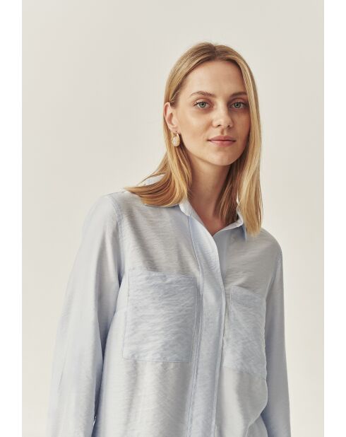 Chemisier Bluma very light blue