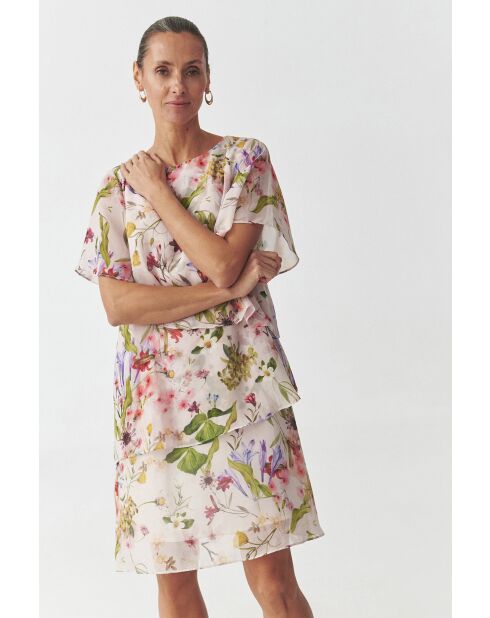 Monrose 1 beige champagnejurk