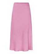 Rosafarbener Satinirock