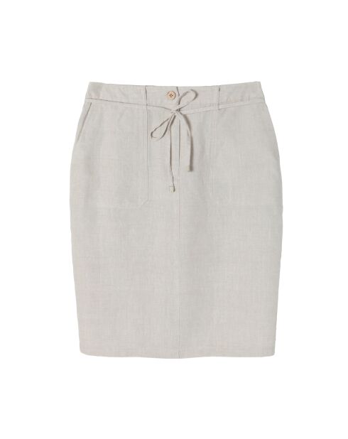 Beiger melierter Rock Szami