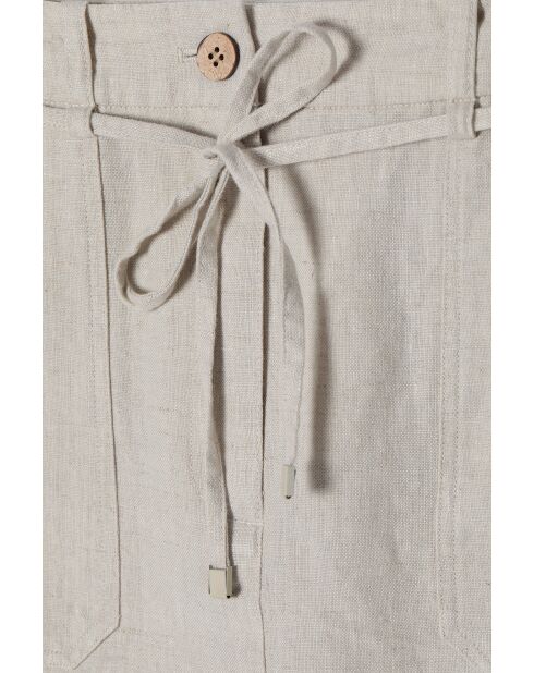 Beiger melierter Rock Szami