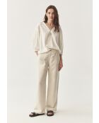 Pantalon Torko beige mélange