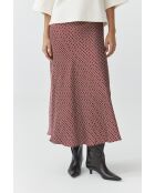 Falda color vino Satini 2