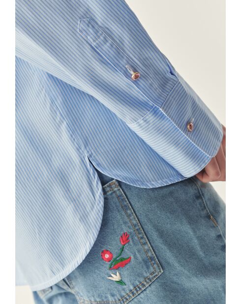 Chemise Ami light blue