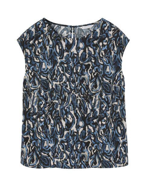 Marineblauwe top Raela 1