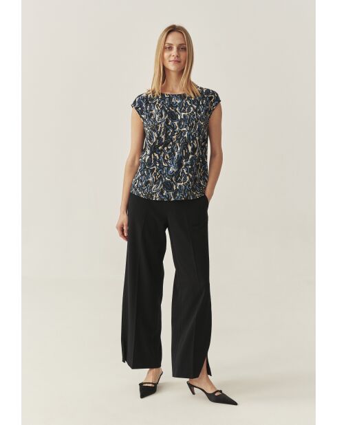 Marineblauwe top Raela 1