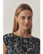 Marineblauwe top Raela 1