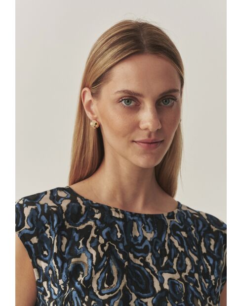 Marineblauwe top Raela 1