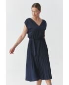 Marineblaues Strickkleid Luri