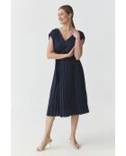 Marineblaues Strickkleid Luri