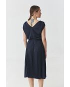Marineblaues Strickkleid Luri