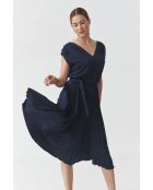 Marineblaues Strickkleid Luri