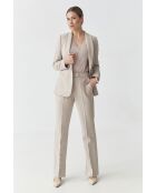 Pantalon Markiza beige champagne