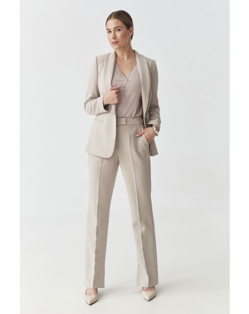 Pantalon Markiza beige champagne