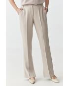 Pantalon Markiza beige champagne