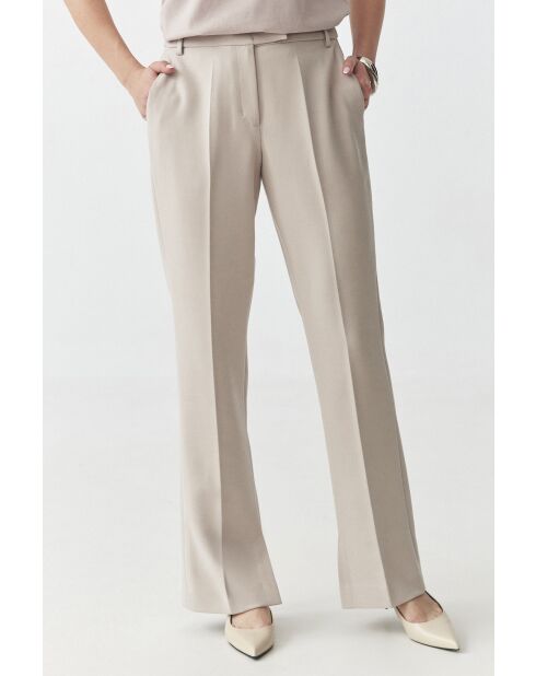 Pantalon Markiza beige champagne