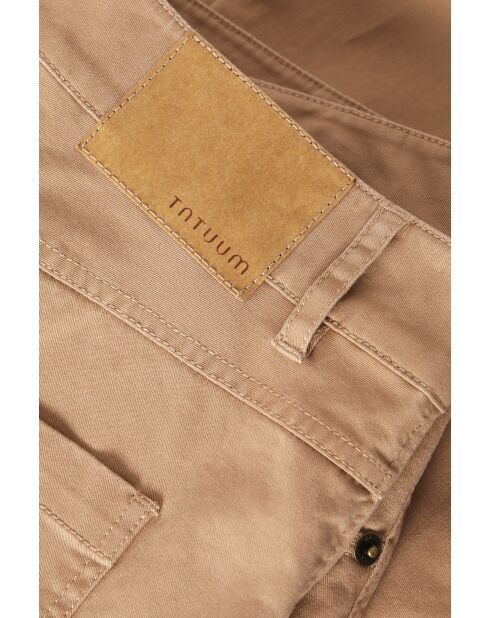 Pantalon Kwinko beige camel