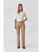 Pantalon Kwinko beige camel