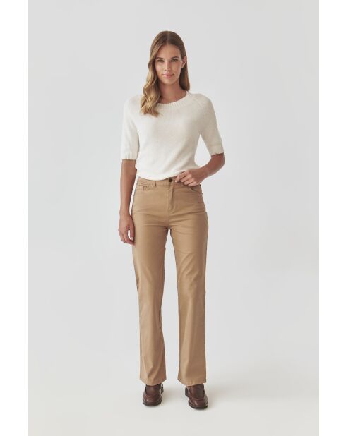 Pantalon Kwinko beige camel