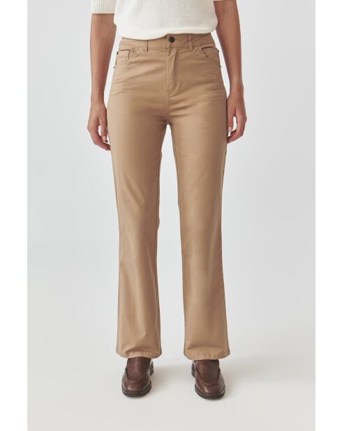 Pantalon Kwinko beige camel