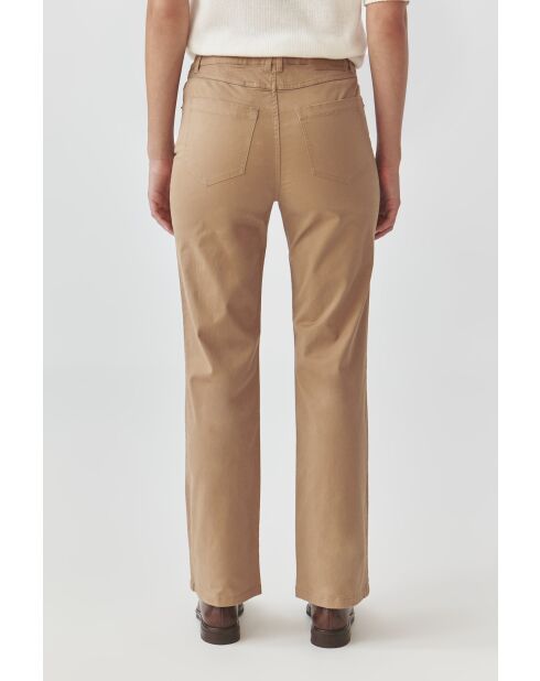 Pantalon Kwinko beige camel