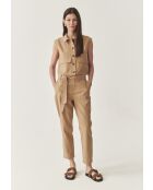 Beigefarbene Hose Salema