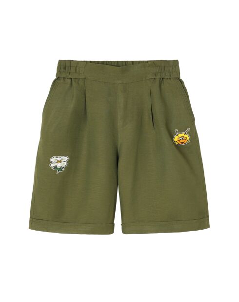 Shorts Riko in tessuto kaki