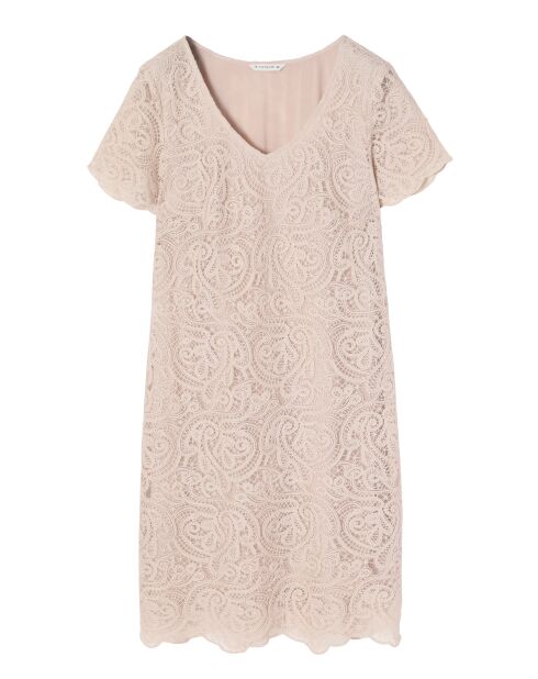 Sono champagnebeige jurk