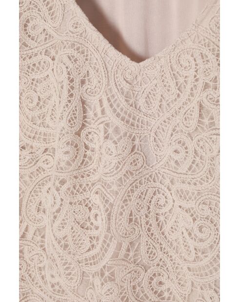 Sono champagnebeige jurk