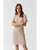 Sono champagnebeige jurk