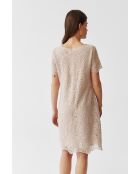 Sono champagnebeige jurk