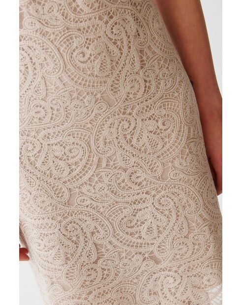 Sono champagnebeige jurk