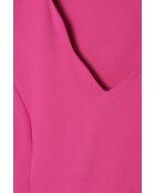 Haga fuchsia gebreide jurk