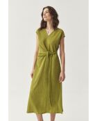 Grünes Strickkleid Elika