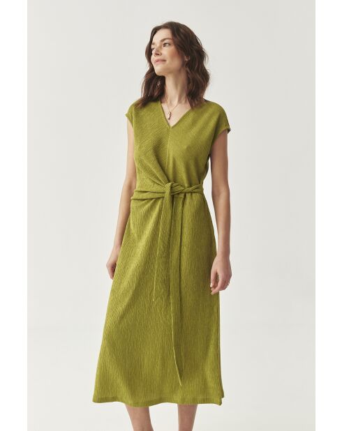 Grünes Strickkleid Elika